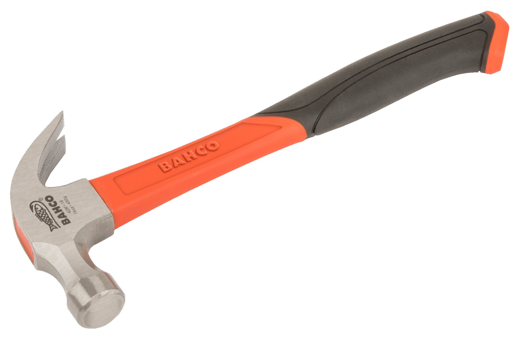 Bahco Steel Claw Hammer with Fibreglass Handle, 230g