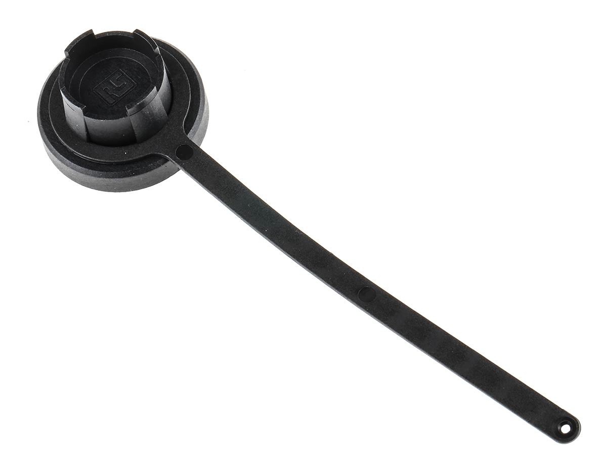 Bulgin Standard Buccaneer Dust Cap, Shell Size 38mm IP68, IP69K Rated, Glass Filled Polyamide