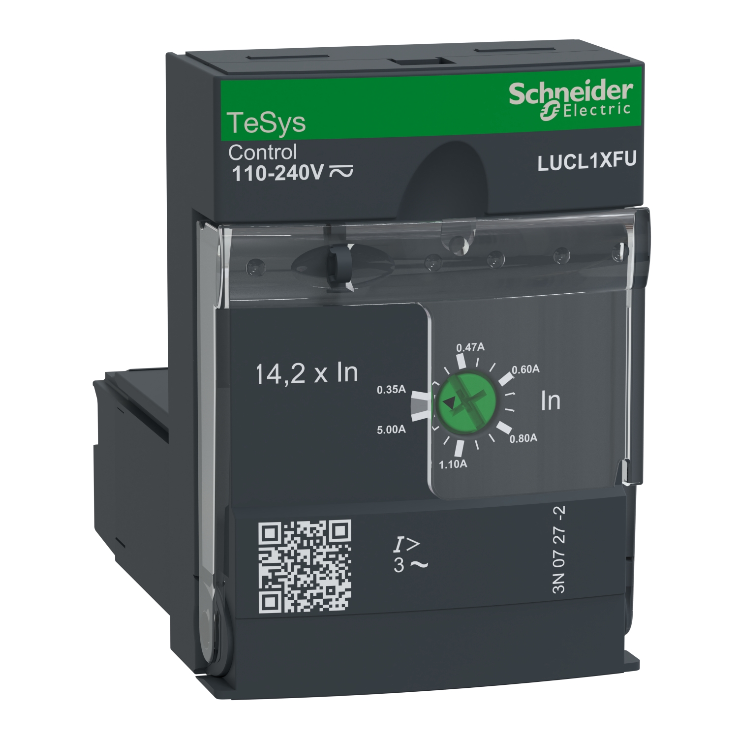 Schneider Electric 0.25 kW Control Unit, 690 V ac, 3 Phase, 0.35 to 1.4 A, Manual Reset Function