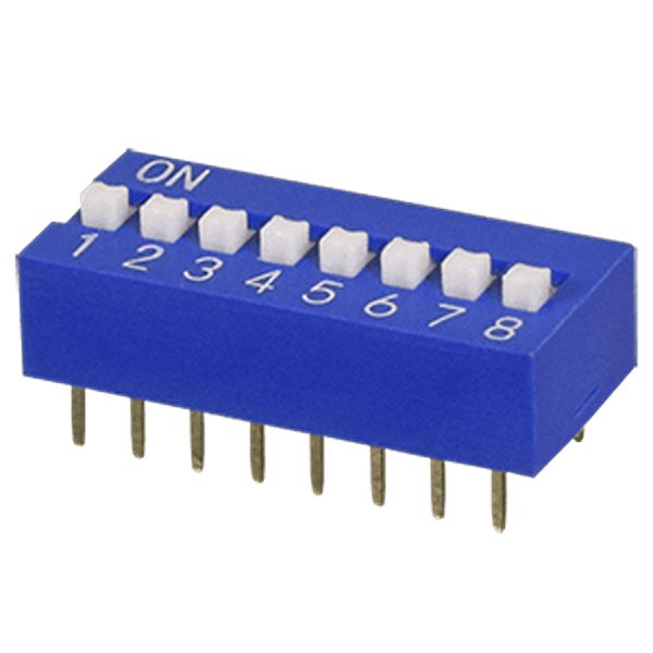 Same Sky 1 Way Through Hole DIP Switch SPST, Raised Actuator Actuator