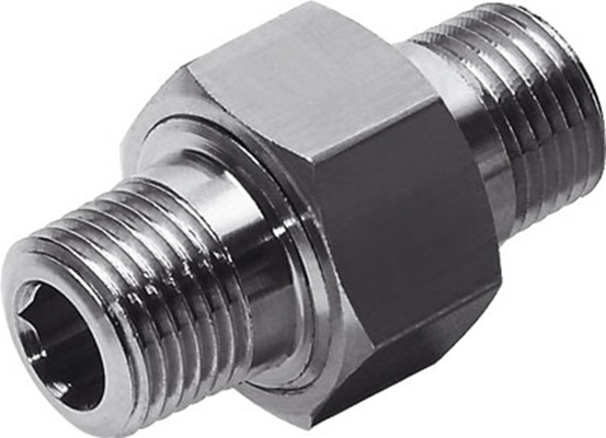 Festo ESK-1/8-1/4 Series Nipple, R 1/8 to R 1/4, Threaded Connection Style, 534151