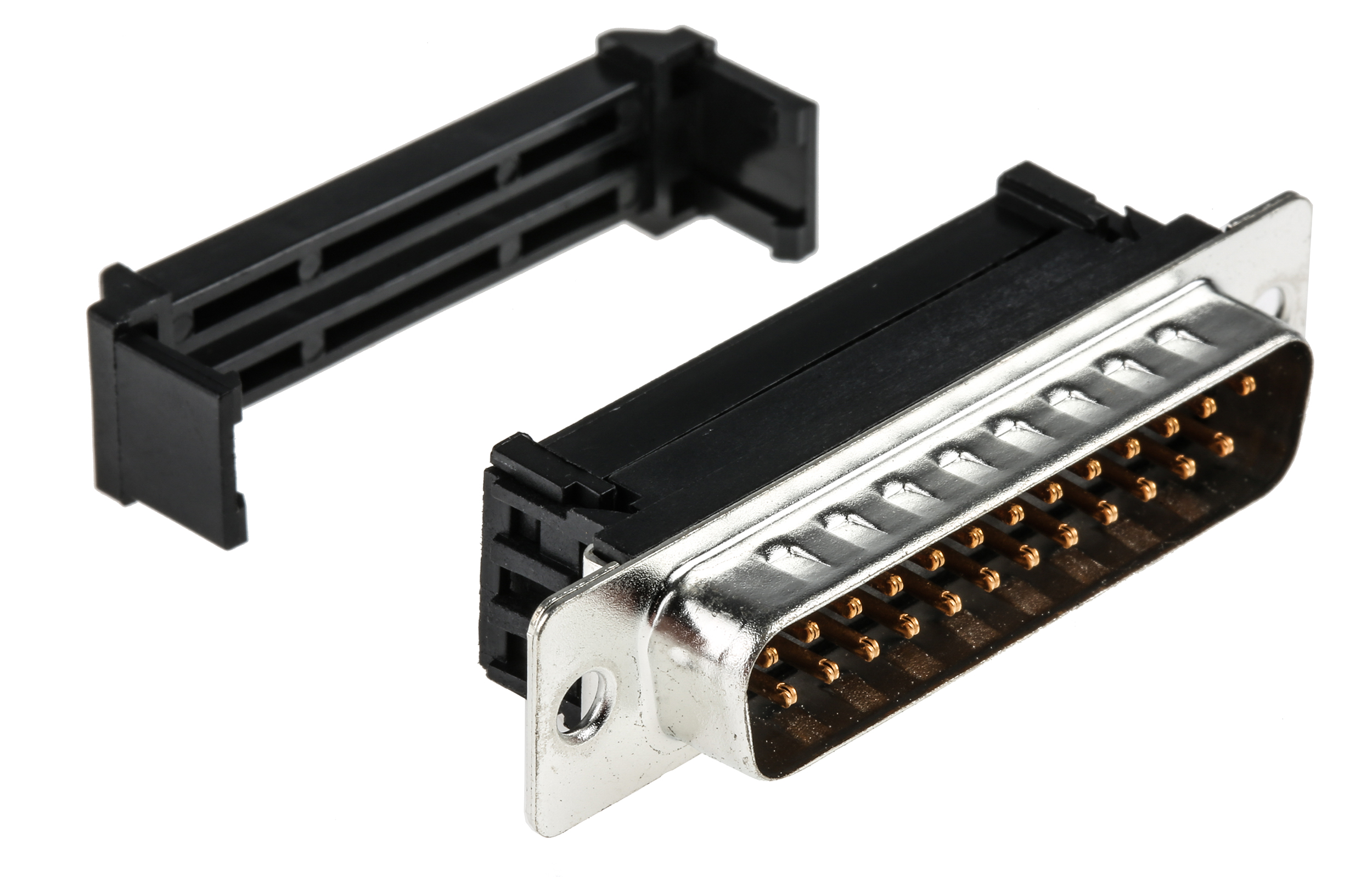 RS PRO 25 Way Cable Mount D-sub Connector Plug, 1.27mm Pitch