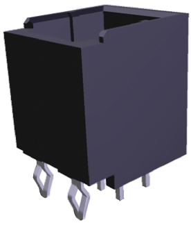 TE Connectivity Dynamic 1000 Series PCB Header, 20 Contact(s), 2.5 mm Pitch, 2 Row, Shrouded