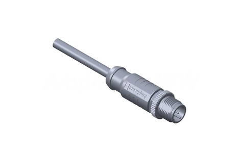 Amphenol Industrial Male 4 way M12 to Wire Lead Actuator/Sensor Cable, 5 m
