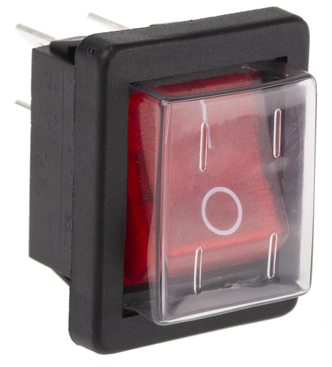 Arcolectric (Bulgin) Ltd Illuminated DPST, On-Off Rocker Switch Panel Mount