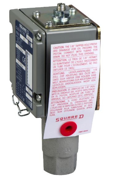 Telemecanique Sensors Pressure Switch, 210bar Max, 1 C/O Output