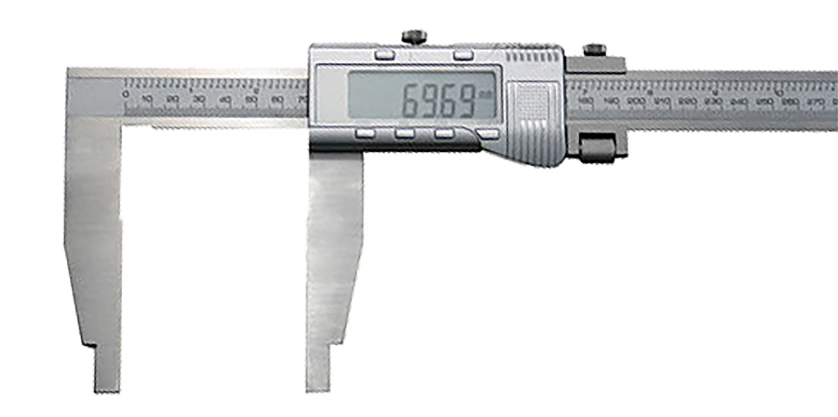 RS PRO 1000mm, 40in Digital Caliper 0.01 mm Resolution, Imperial, Metric