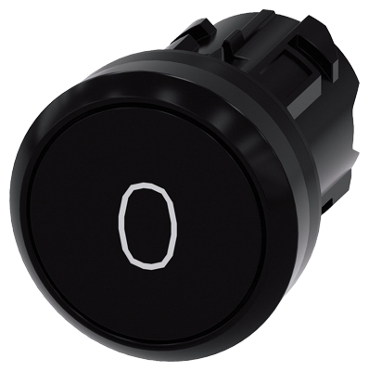 Siemens SIRIUS ACT 3SU10 Series Black Momentary Push Button Head, 22mm Cutout, IP66, IP67, IP69K