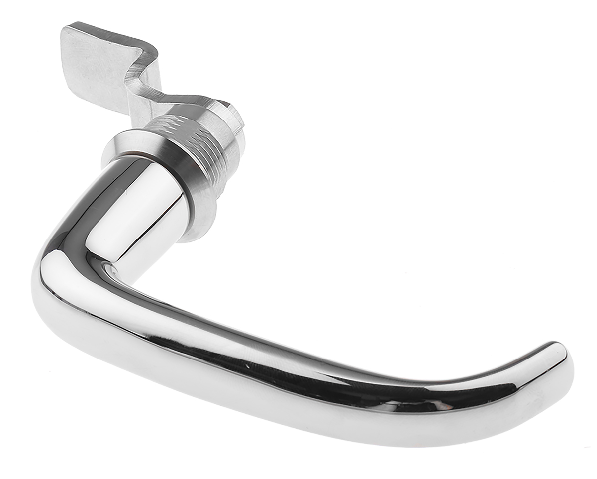 Steinbach & Vollman Stainless Steel Camlock, 32mm Panel-to-Tongue, 20.2 x 20.2mm Cutout, Handle Unlock