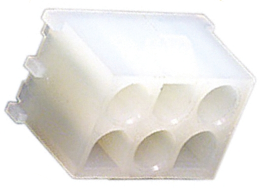 Molex MLX Series Straight Through Hole PCB Header, 3 Contact(s), 6.35 mm Pitch, 1 Row, Shrouded