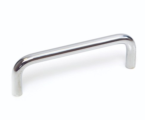 RS PRO Polished Silver Steel Cabinet Handle 33 mm Height, 5mm Width, 88mm Length