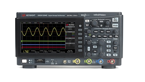 Keysight Technologies DSOX1204G+DSOX1200A-100 InfiniiVision 1000 X Series, 100MHz Bench Oscilloscope, 4 Analogue