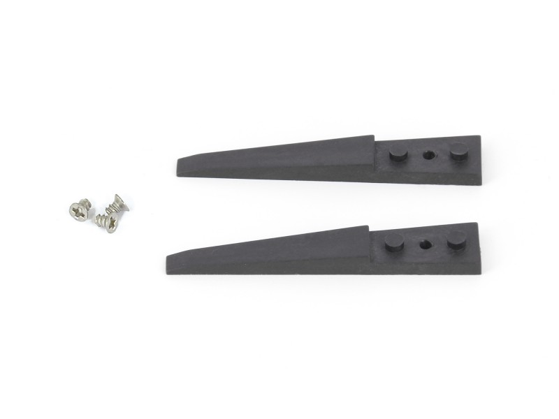ideal-tek 40 mm, Carbon Fibre, Fine, Straight, Tweezer Tips