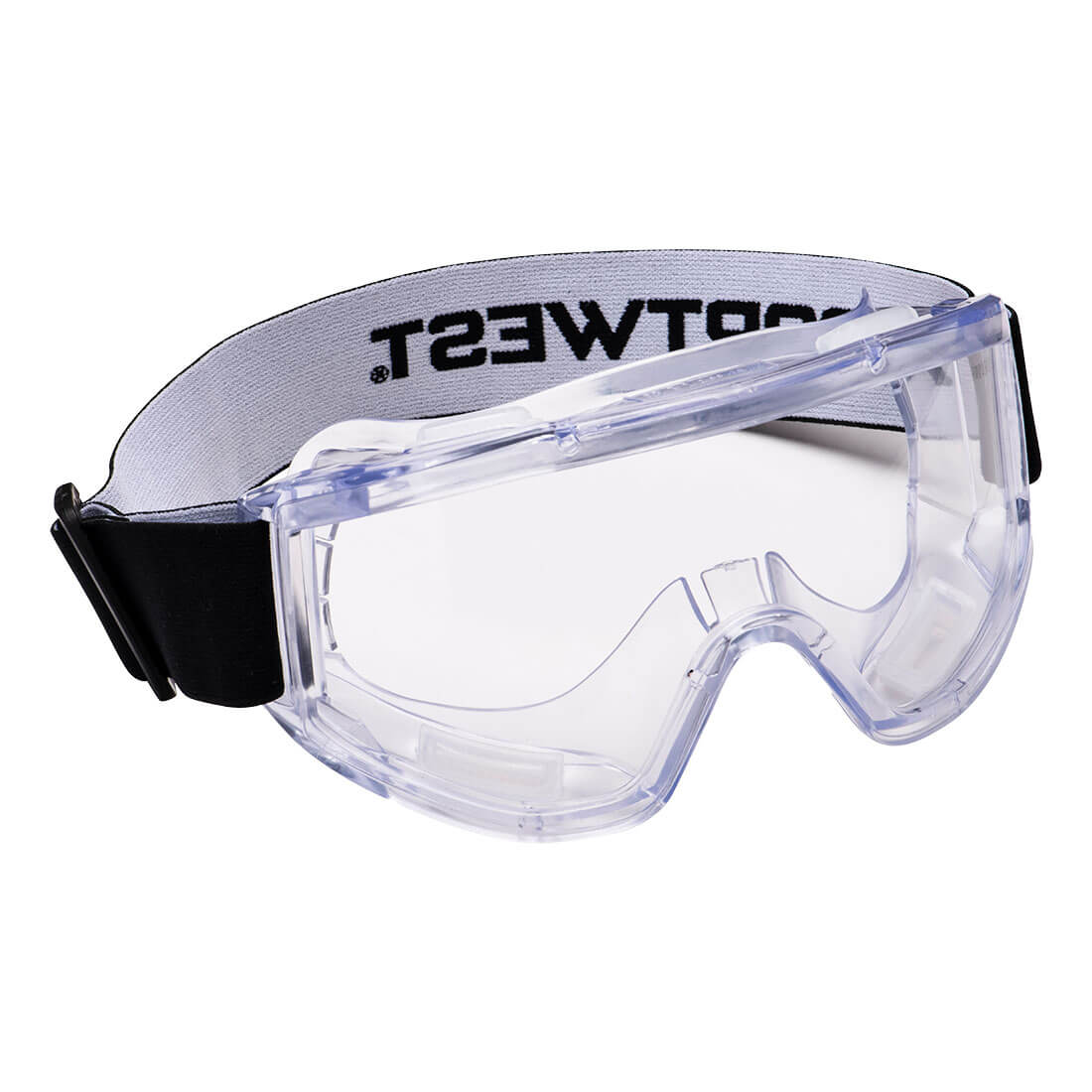 Portwest PW22, Scratch Resistant Safety Goggles with Clear Lenses