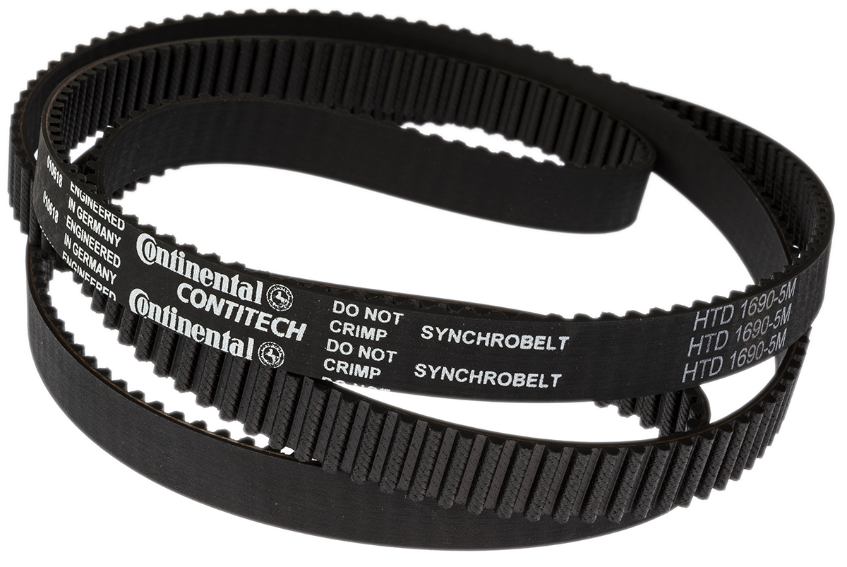 Contitech HTD 1690-5M-15 Timing Belt, 338 Teeth, 1690mm Length, 15mm Width
