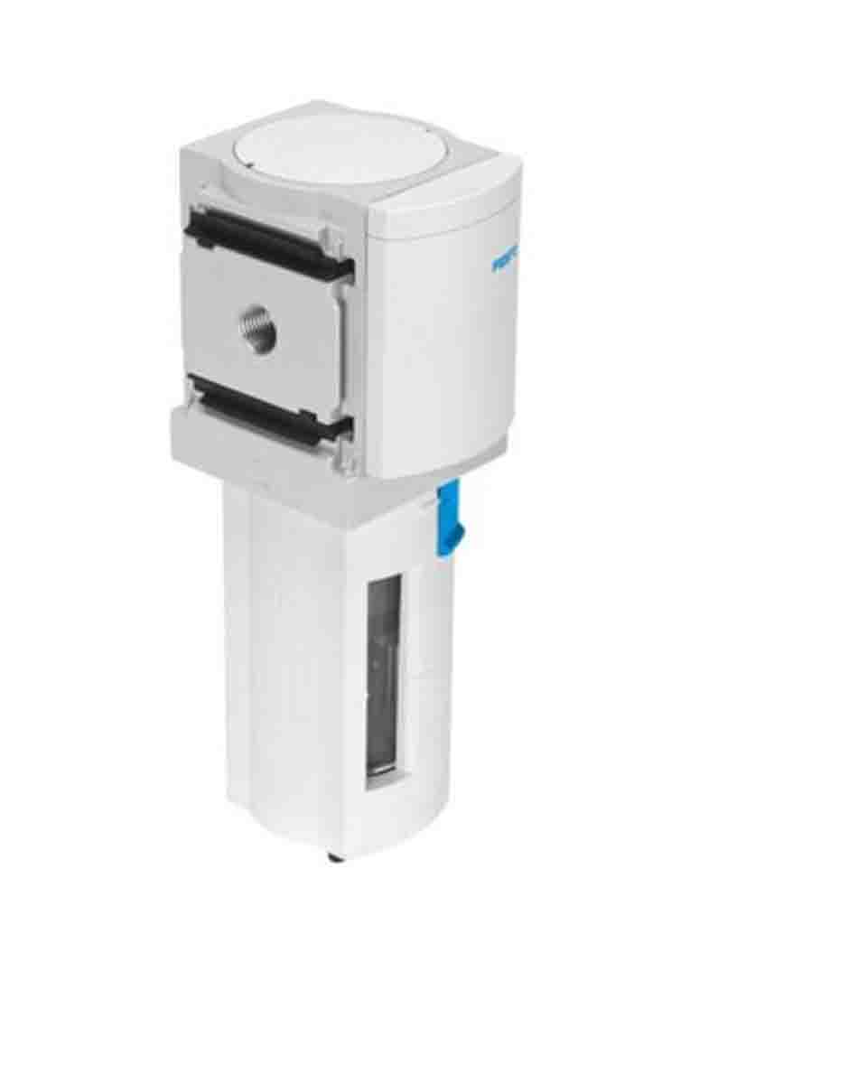 Festo MS series G 1/4 0bar to 20 bar Pneumatic Filter 900L/min max with Manual drain