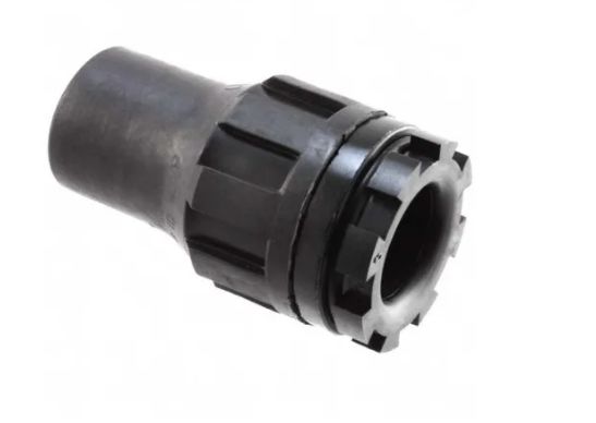 TE Connectivity CES Series Series Black Nylon Cable Gland Locknut, 1-12 UNF Thread, 6.4mm min., 19.1mm max.