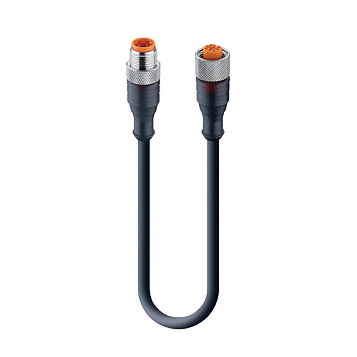 Lumberg Automation Male 4 way M12 to Female 4 way M12 Sensor Actuator Cable