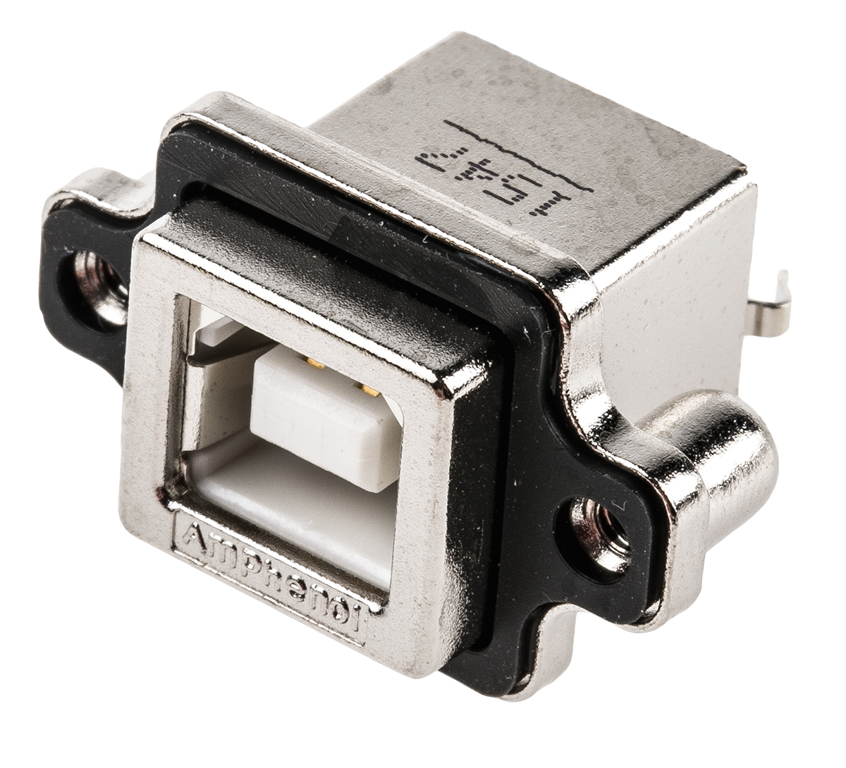 Amphenol Communications Solutions Straight, Through Hole, Socket- Single Port Type B USB Connector