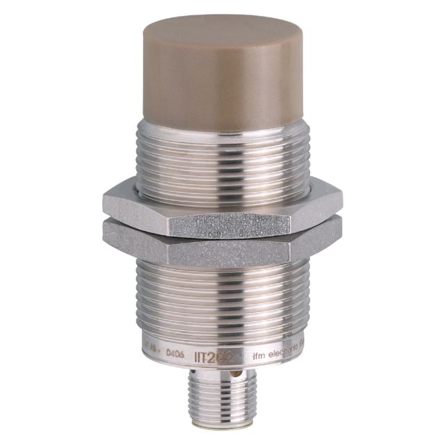 ifm electronic Inductive Threaded Barrel Proximity Sensor, M30, 22 mm Detection, PNP/NPN NO, 10 → 36 V dc