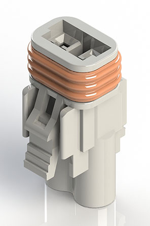 EDAC Wire to Wire Connector Cable Mount Socket, 2P, Crimp Termination, 10A, 300 V