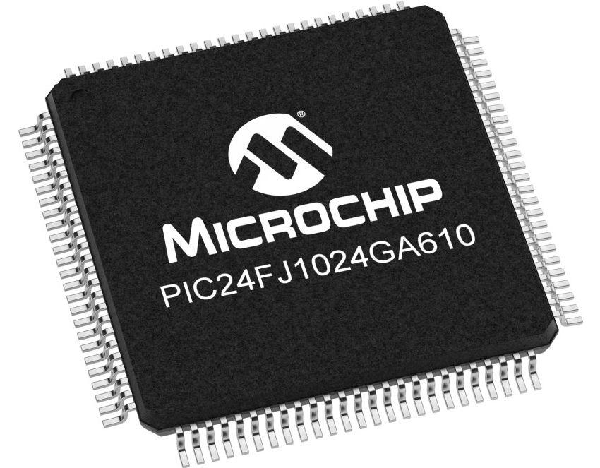 Microchip PIC24FJ1024GA610-I/PT, 16 bit PIC, PIC24F Microcontroller, 16 MHz, 1MB FLASH, 100-Pin TQFP