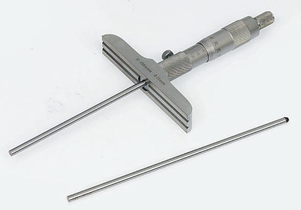 RS PRO 25mm Metric Depth Gauge Micrometer, With UKAS Calibration