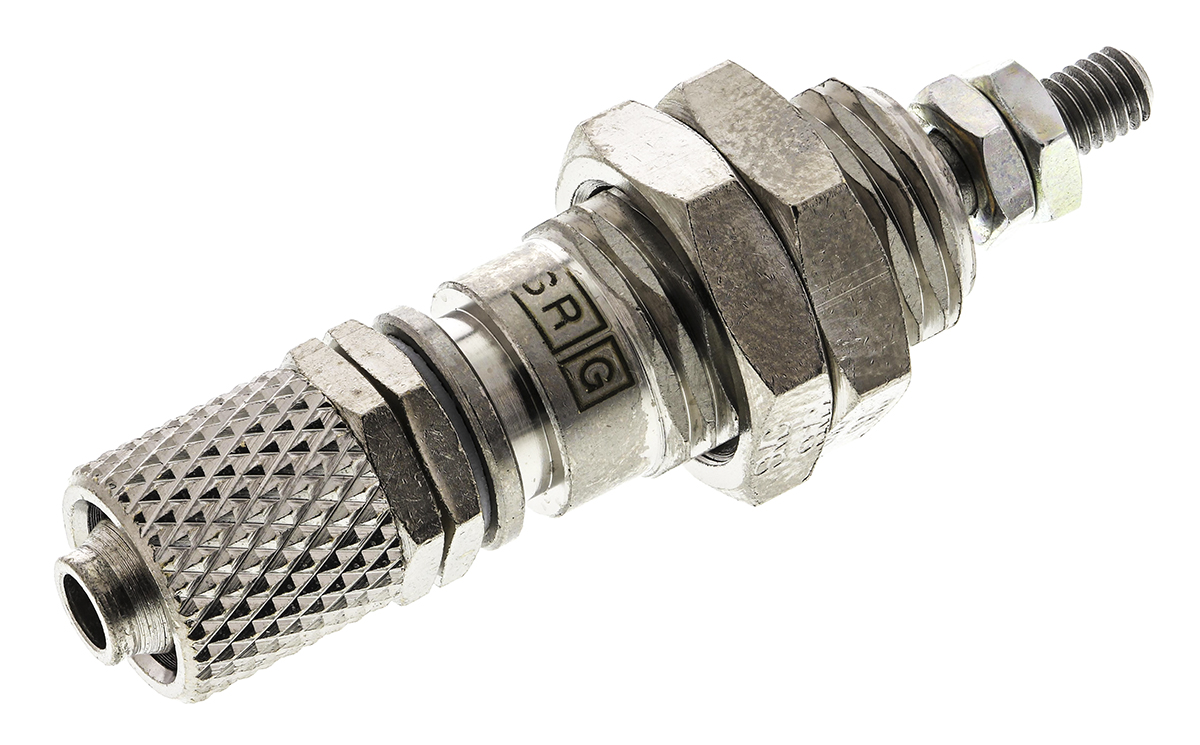 SMC 5 mm Pneumatic Piston Rod Cylinder - CJP Series, Single Acting Acting