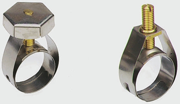 Unex Brass (Bolt), Stainless Steel Slotted Screw Unex, 11mm Band Width, 35.3 → 41mm ID