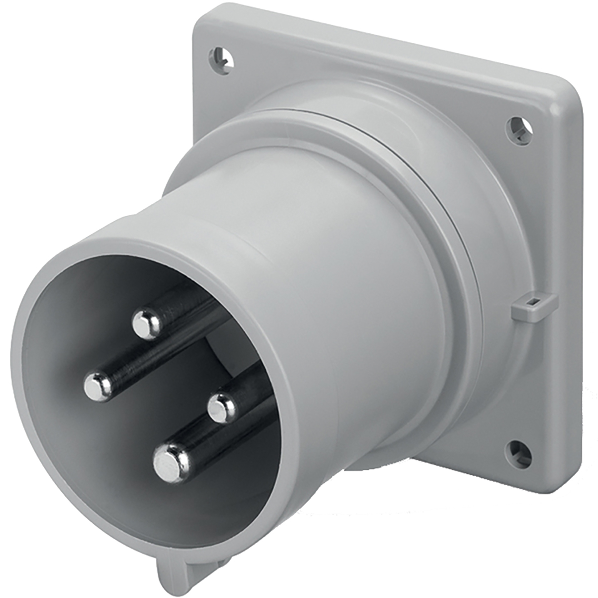 Scame IP44 Red Panel Mount 3P + E Industrial Power Plug, Rated At 16A, 415 V