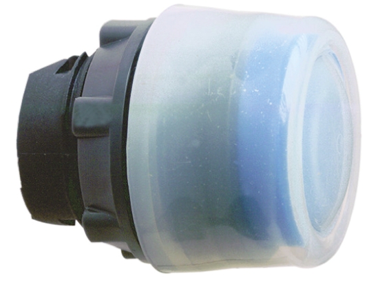 Schneider Electric Harmony XB5 Series Blue Spring Return Push Button Head, 22mm Cutout, IP66, IP67