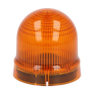 Lovato 8LB6GL Series Orange Blinking, Steady Beacon, 12 - 48 V ac/dc, BA 15d Bulb, IP54