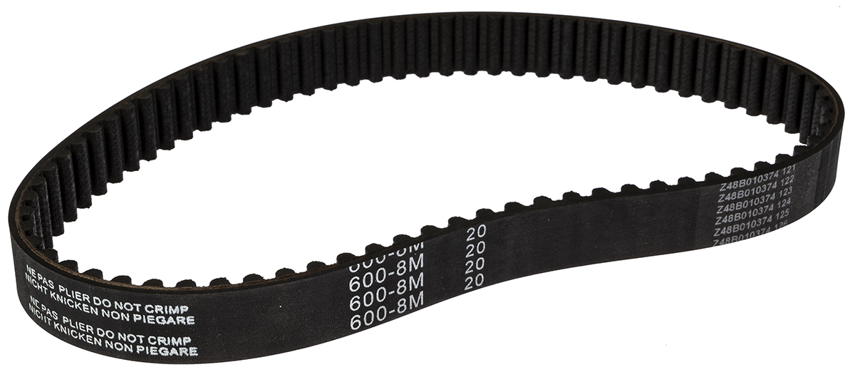 RS PRO Timing Belt, 75 Teeth, 600mm Length, 20mm Width