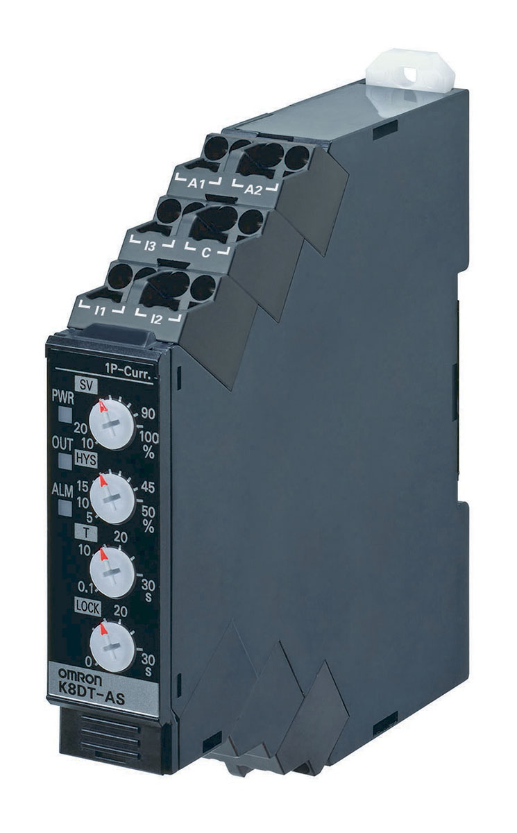 Omron Current Monitoring Relay, 1 Phase, SPDT, DIN Rail