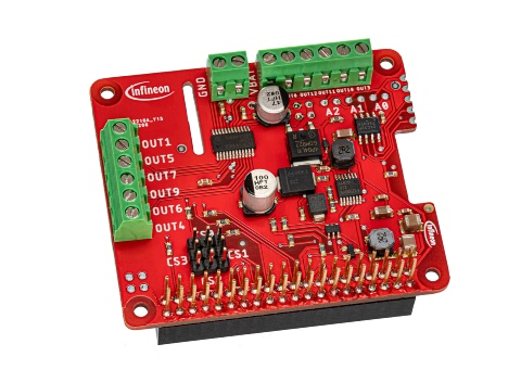 Infineon TLE94112ES HAT for Raspberry Pi
