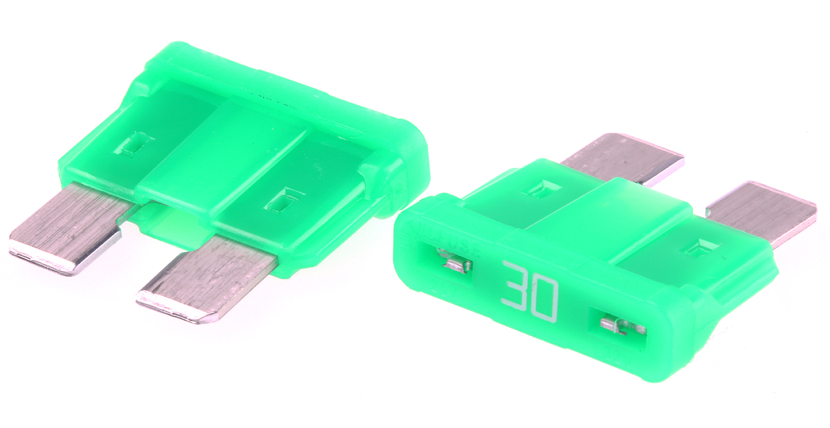 Littelfuse 30A Green Blade Car Fuse, 32V dc