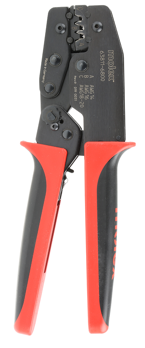 Molex 207129 Hand Ratcheting Crimp Tool for MLX Connectors