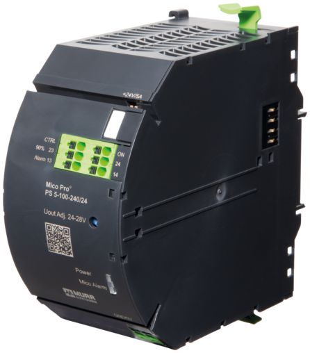 Murrelektronik Limited 9000-41190 DIN Rail Power Supply, 90 → 265V ac ac Input, 24 → 28V dc dc Output, 5A