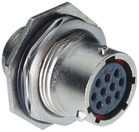Souriau Sunbank by Eaton, UTO 26 Way Panel Mount MIL Spec Circular Connector Receptacle, Socket Contacts,Shell Size 16,