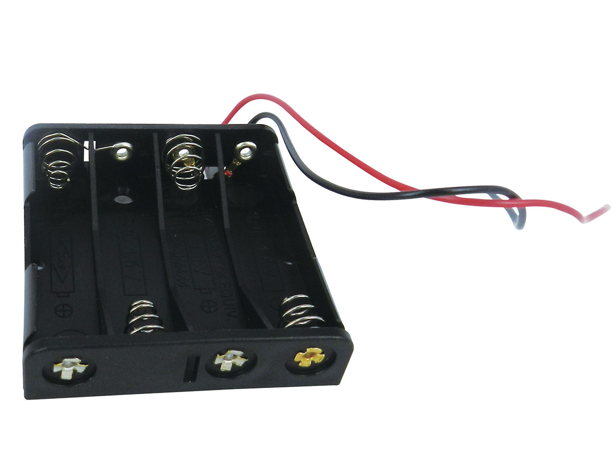RS PRO AAA Battery Holder, Coil Spring Contact