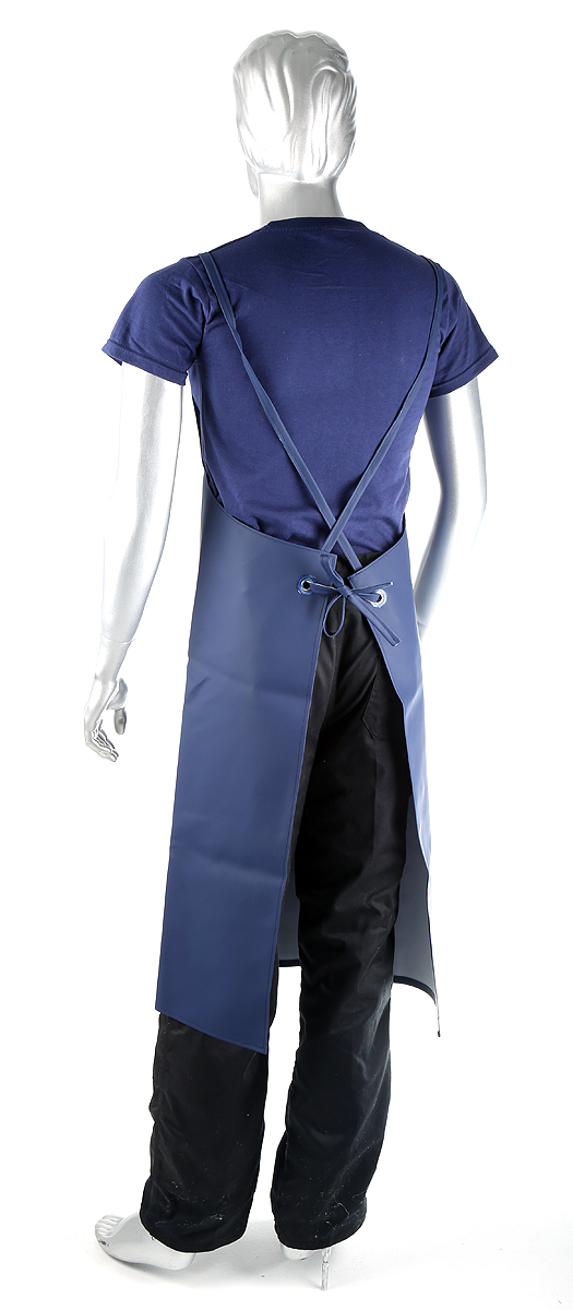 Skytec Royal Blue Reusable EPVC Apron, 1.07m