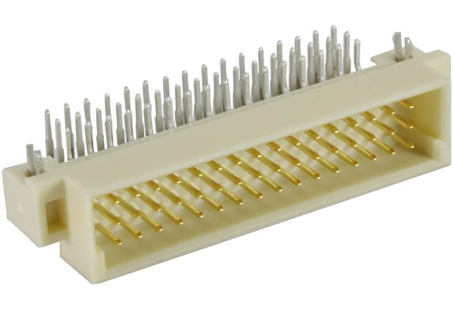 HARTING DIN 41612 48 Way 2.54mm Pitch, Type Male Connector, 3 Row, Horizontal DIN 41612 Connector, Plug