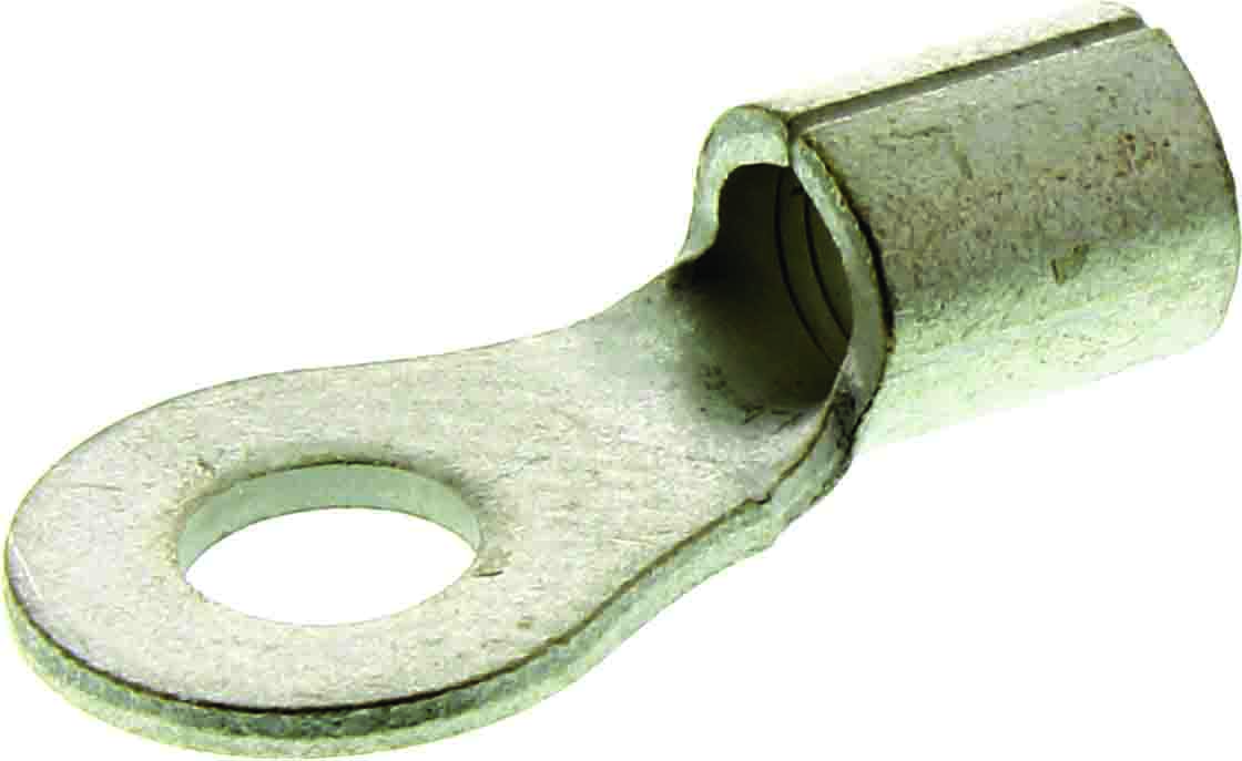 TE Connectivity, SOLISTRAND Uninsulated Crimp Ring Terminal, M10 Stud Size, 26.7mm² to 42.4mm² Wire Size