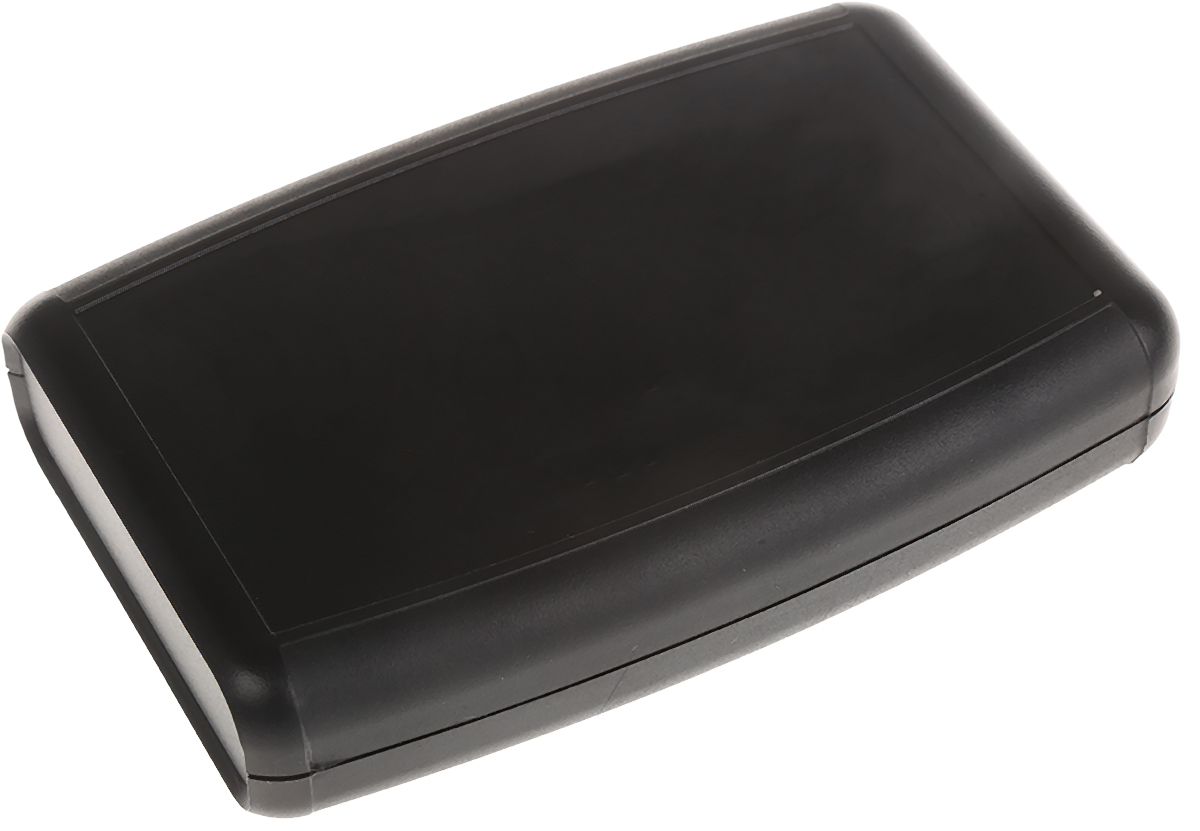 Hammond 1553 Series Black ABS Handheld Enclosure, , IP54, 117.2 x 79 x 24mm