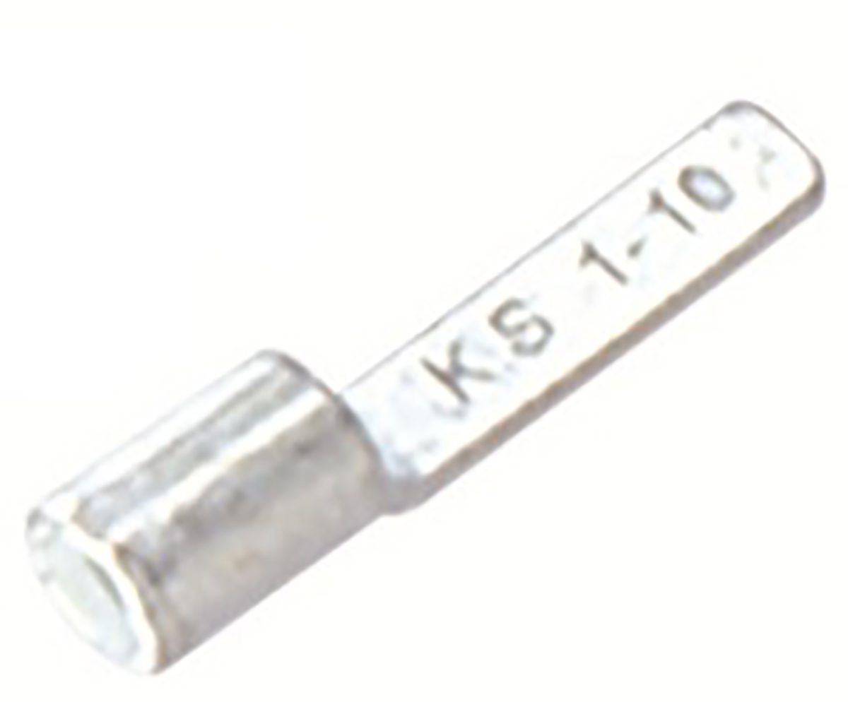 RS PRO Uninsulated Crimp Blade Terminal 10mm Blade Length, 0.5mm² to 1.5mm², 22AWG to 16AWG