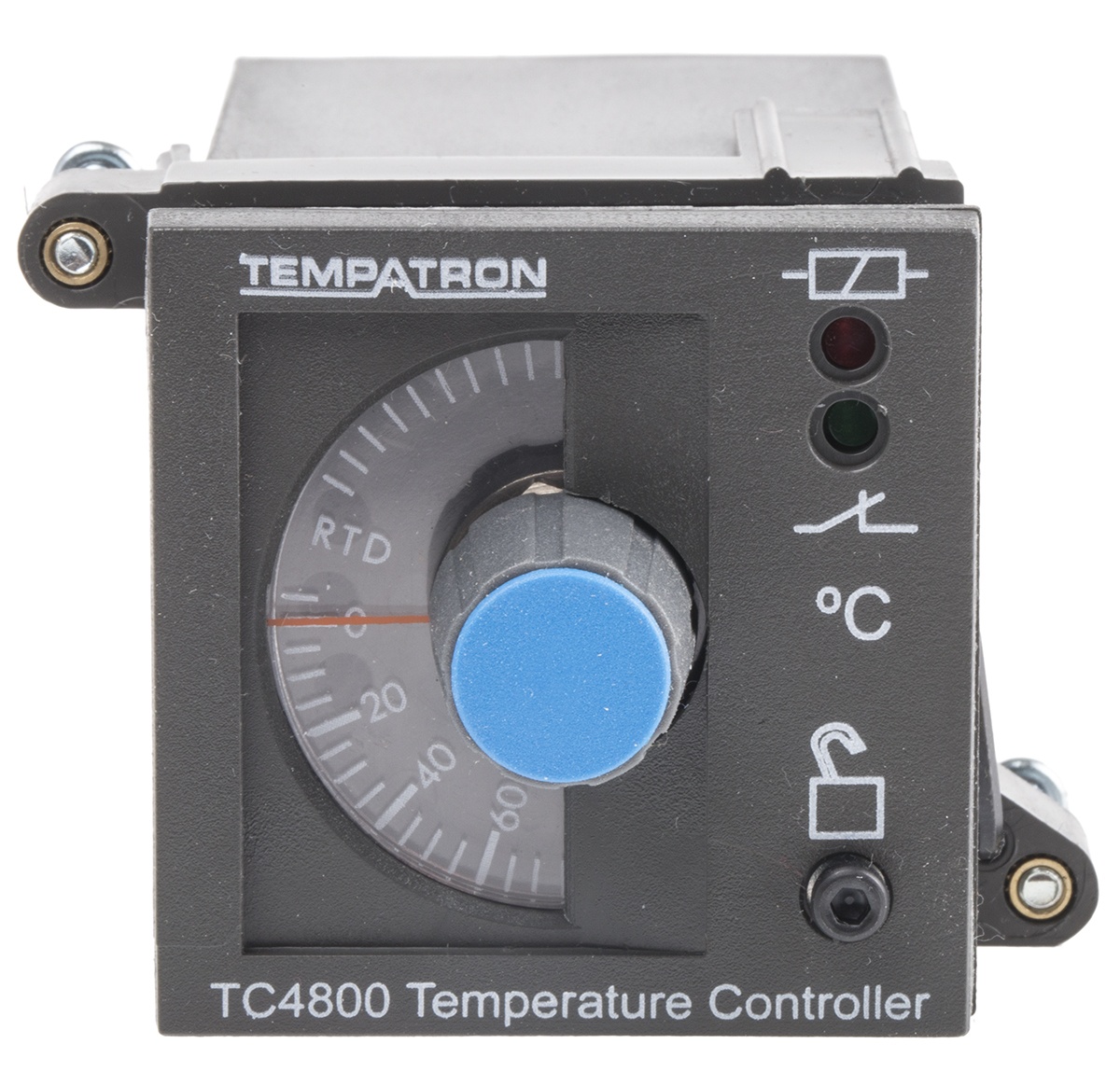 Tempatron 1/16 DIN On/Off Temperature Controller, 48 x 48mm Relay, 110 → 230 V ac Supply Voltage