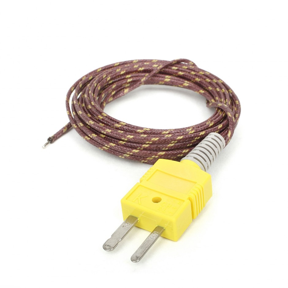 Brand-Rex Thermocouple Type K Glass Braid Insulated Thermocouple Sensor Development Board Precision Measurements Of High