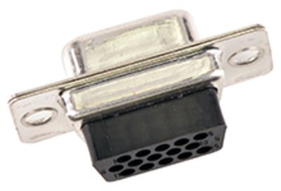 FCT from Molex 173109 15 Way Panel Mount D-sub Connector Socket, 1.98mm Pitch