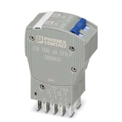 Phoenix Contact Thermal Circuit Breaker - CB TM2 2 Pole 80V dc Voltage Rating, 2A Current Rating