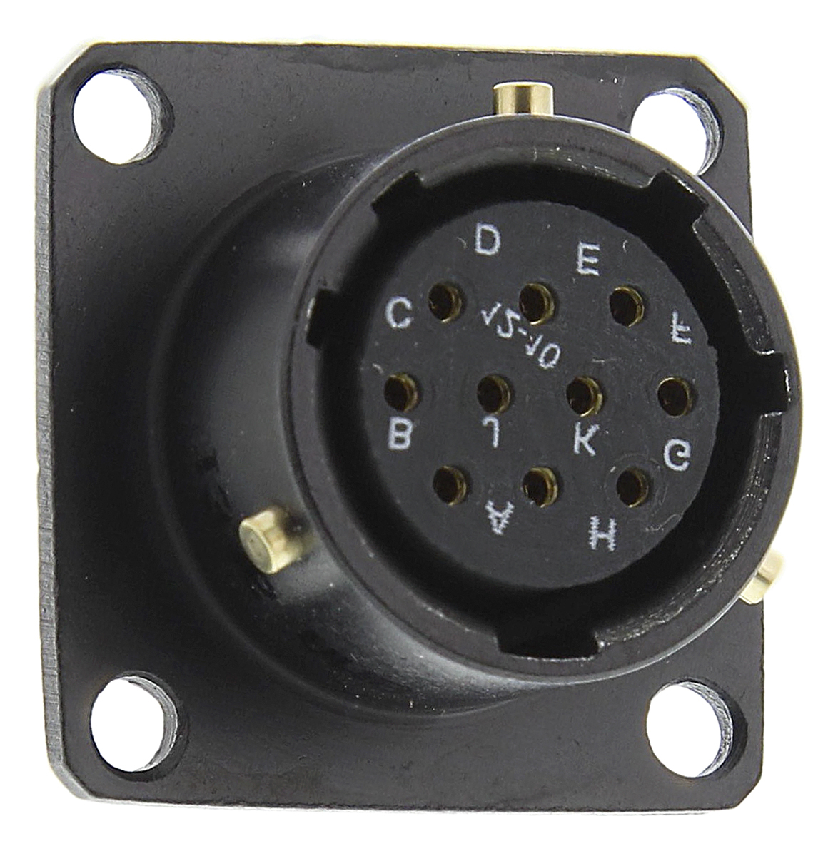 Amphenol Limited, 62LC, Copper 10 Way Panel Mount MIL Spec Circular Connector, Socket Contacts,Shell Size 12, Bayonet